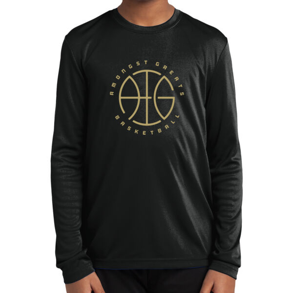 Amongst Greats Basketball Youth Long Sleeve PosiCharge ® Competitor Tee Thumbnail